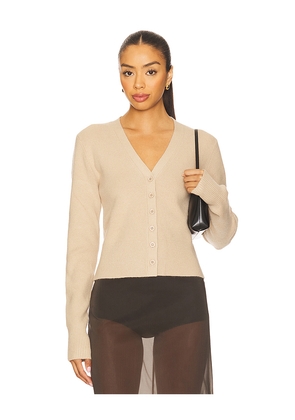 GUIZIO x REVOLVE Camelie Cardigan in Taupe. Size L. Also in M, S, XL, XS.