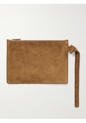 LIÉ STUDIO - Charlie Suede Clutch - Brown - One size