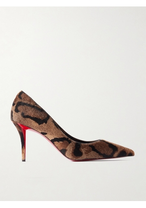 Christian Louboutin - Miss Z 80 Leopard-print Calf Hair Pumps - Animal print - IT35,IT35.5,IT36,IT36.5,IT37,IT37.5,IT38,IT38.5,IT39,IT39.5,IT40,IT40.5,IT41,IT41.5,IT42