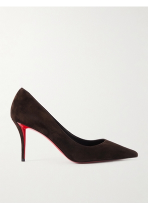 Christian Louboutin - Miss Z 80 Suede Pumps - Brown - IT35,IT35.5,IT36,IT36.5,IT37,IT37.5,IT38,IT38.5,IT39,IT39.5,IT40,IT40.5,IT41,IT41.5,IT42