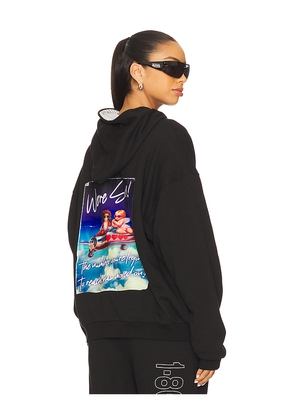 Boys Lie Disconnected 1-800 Harley Zip Hoodie in Black. Size M/L. Also in XS/S.