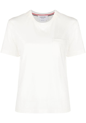 Thom Browne chest patch-pocket T-shirt - White