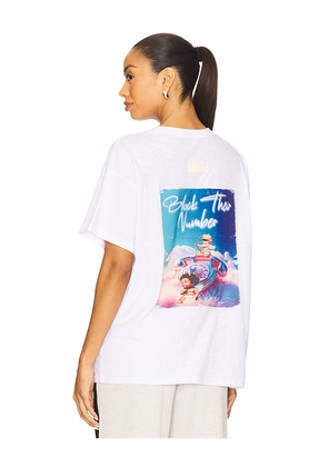 Boys Lie Block Their Number Bf Tshirt in White. Size L/XL. Also in S/M.