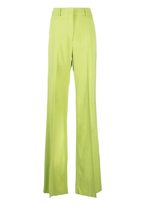 Sportmax high-waisted wide leg trousers - Green