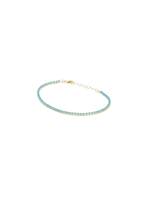 Alexa Leigh Tennis Bracelet in Teal.