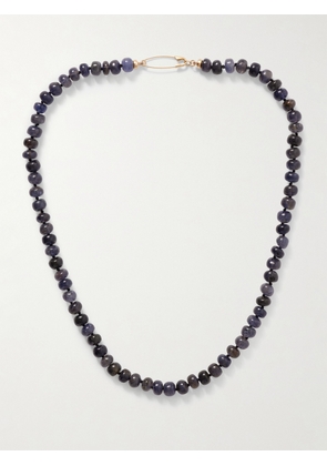 Loren Stewart - Blue Valentine Gold Iolite Necklace - One size