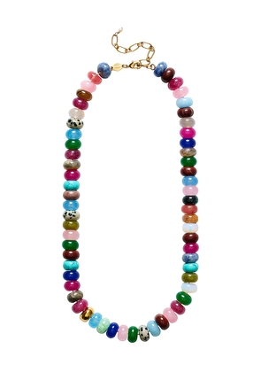 ANNI LU Mirage Necklace in Green,Red,Blue.