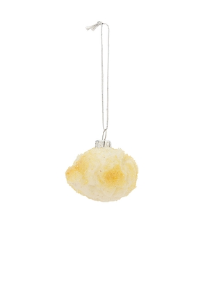 Cody Foster & Co Popcorn Ornament in Yellow.