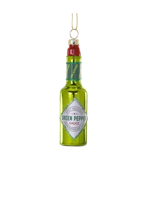 Cody Foster & Co Green Hot Sauce Ornament in Green.