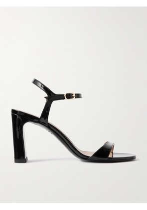 Stuart Weitzman - Babette Patent-leather Sandals - Black - US5.5,US6,US6.5,US7,US7.5,US8,US8.5,US9,US9.5,US10,US10.5,US11,US11.5