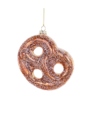 Cody Foster & Co Giant Bavarian Pretzel Ornament in Brown.