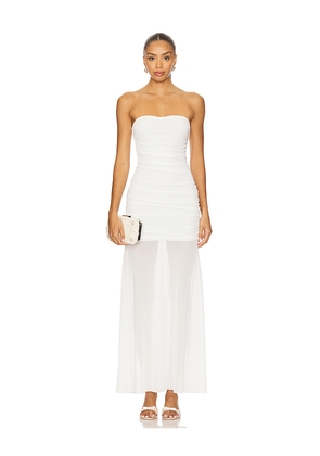Amanda Uprichard x REVOLVE Leo Dress in Ivory. Size L. Also in M, S, XL, XS.