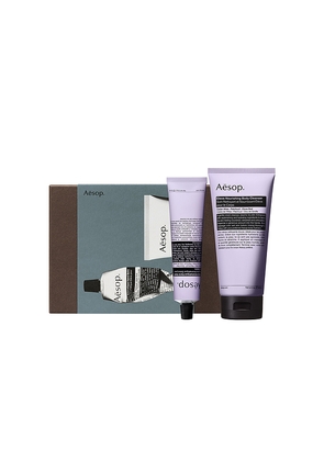 Aesop Shower Room Serenades Eleos Hand & Body Duo in Beauty: NA.