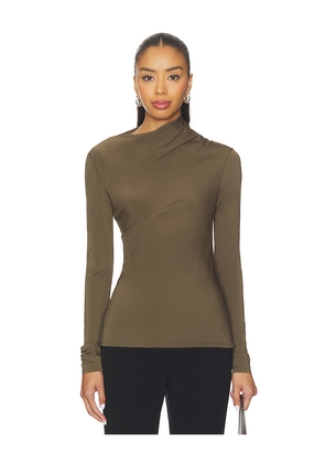 EAVES Auda Top in Olive. Size L. Also in M, S, XL, XS, XXS.