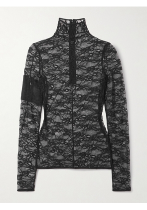 COURREGES - Lace Blouse - Black - x small,small,medium,large