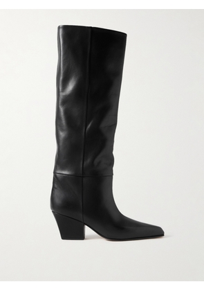 Paris Texas - Jane Leather Knee Boots - Black - IT35,IT35.5,IT36,IT36.5,IT37,IT37.5,IT38,IT38.5,IT39,IT39.5,IT40,IT40.5,IT41,IT41.5,IT42