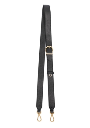Coccinelle pebble-leather shoulder strap - Black