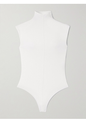 WARDROBE.NYC - + Rhw Stretch-jersey Turtleneck Bodysuit - Ivory - xx small,x small,small,medium,large,x large