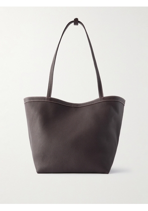 The Row - Park Small Textured-leather Tote - Brown - One size