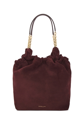 DeMellier London Miami Handbag in Burgundy.
