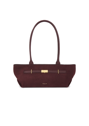 DeMellier London New York Shoulder Handbag in Burgundy.