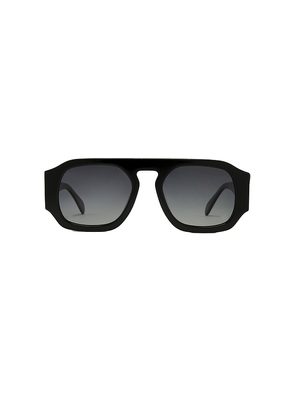 ANINE BING Preston Sunglasses in Black.