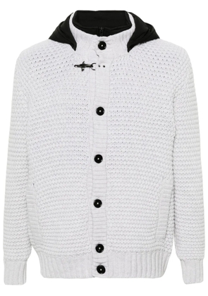 Fay Double Front layered jacket - Grey