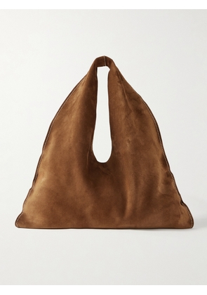 The Row - Bindle Small Suede Shoulder Bag - Brown - One size
