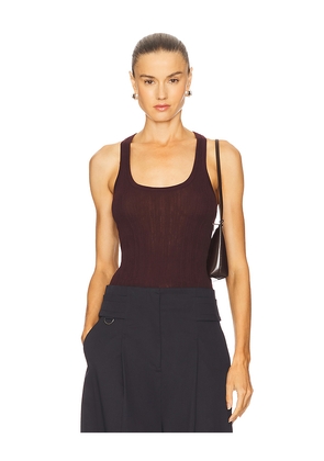 A.L.C. Iris Tank Top in Wine. Size M. Also in S.