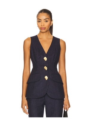 Cara Cara Wes Vest in Navy. Size 0. Also in 00, 10, 12, 2, 4, 6, 8.