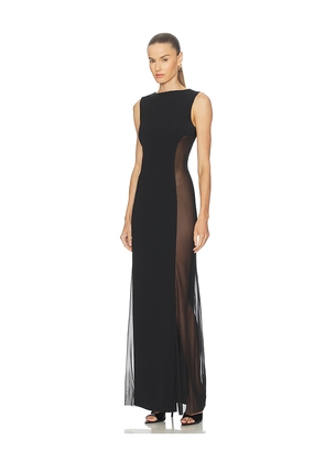 Camila Coelho Teresita Gown in Black. Size L. Also in M, S, XL, XS, XXS.