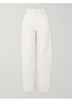 Loulou de Saison - Asmar High-rise Straight-leg Jeans - Cream - 24,25,26,27,28,29,30,31,32