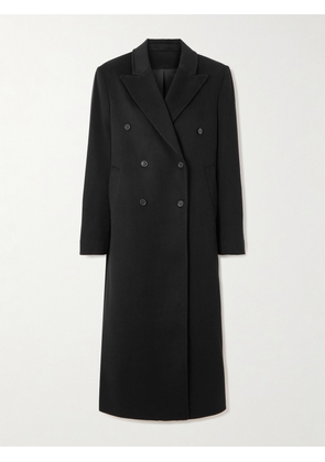 Loulou de Saison - Rosco Double-breasted Brushed-wool And Cashmere-blend Coat - Black - FR 34,FR 36,FR 38,FR 40,FR 42
