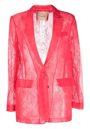 TWINSET Azalea single-breasted blazer - Pink