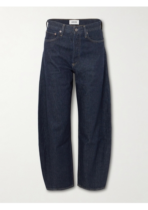 AGOLDE - Luna Pieced High-waist Tapered Jeans - Blue - 23,24,25,26,27,28,29,30,31,32