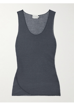 Deiji Studios - Ribbed-knit Tank - Gray - xx small,x small,small,medium,large