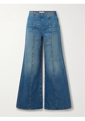 Ulla Johnson - The Bianca Paneled High-rise Wide-leg Jeans - Blue - 24,25,26,27,28,29,30,31,32