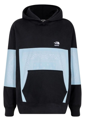 Supreme x The North Face bandana-print hoodie - Black