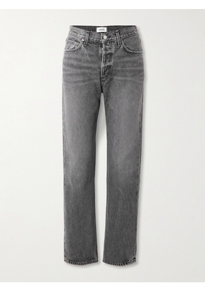 AGOLDE - '90s Pinch Waist High-rise Straight-leg Organic Jeans - Gray - 23,24,25,26,27,28,29,30,31,32