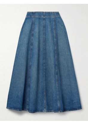 Ulla Johnson - The Uma Denim Midi Skirt - Blue - US0,US2,US4,US6,US8,US10,US12