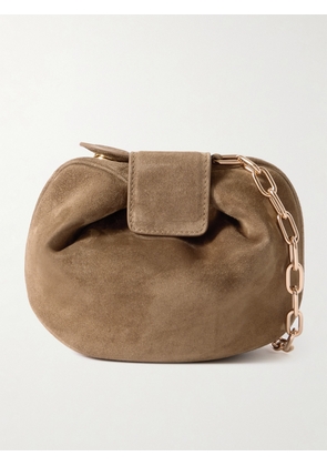 Gabriela Hearst - Soft Demi Suede Clutch - Brown - One size