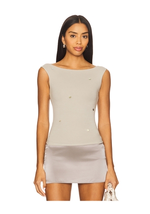 BUCI Linda Top in Grey. Size L. Also in M, S, XS.