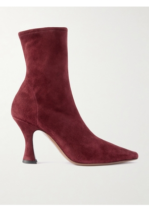 NEOUS - Ran Suede Ankle Boots - Burgundy - IT36,IT36.5,IT37,IT37.5,IT38,IT38.5,IT39,IT39.5,IT40,IT40.5,IT41