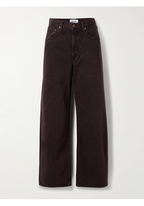 AGOLDE - Low Curve Mid-rise Straight-leg Jeans - Brown - 23,24,25,26,27,28,29,30,31,32