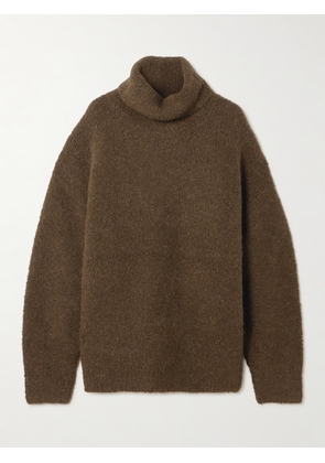 TOTEME - Bouclé Turtleneck Sweater - Metallic - xx small,x small,small,medium,large,x large