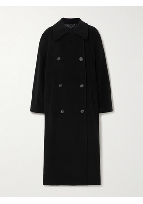 TOTEME - Shield Oversized Double-breasted Wool-blend Coat - Black - DK32,DK34,DK36,DK38,DK40,DK42