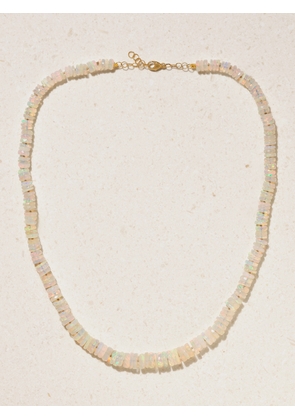 JIA JIA - Gold Opal Necklace - Yellow - One size