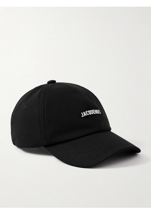 Jacquemus - Embellished Cotton-twill Baseball Cap - Black - 56,58,60