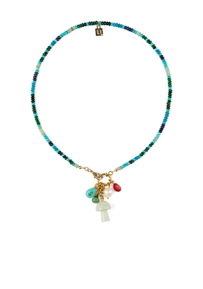 DANNIJO Thalassa Necklace in Blue.