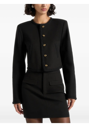 Manière De Voir Madeline braided tailored jacket - Black